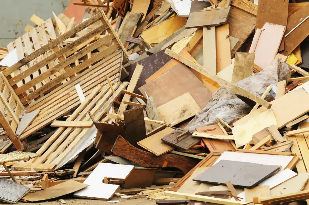 Déchets bois à Faramans